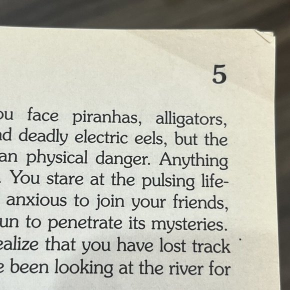 2005 Choose Your Own Adventure Paperback Book #9 Lost On The Amazon - Picture 16 of 16